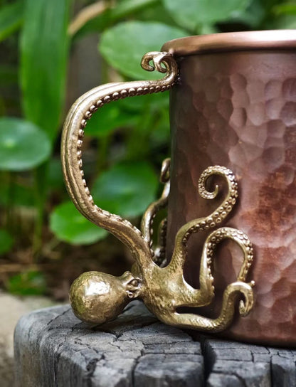 Crafted Octopus Design🐙Copper Mug