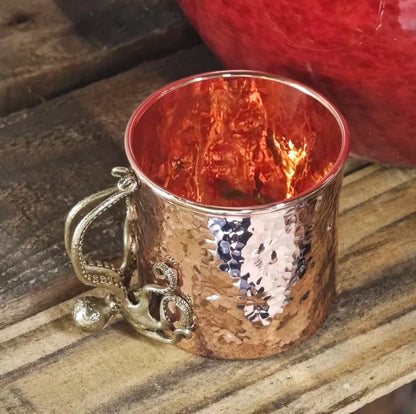 Crafted Octopus Design🐙Copper Mug