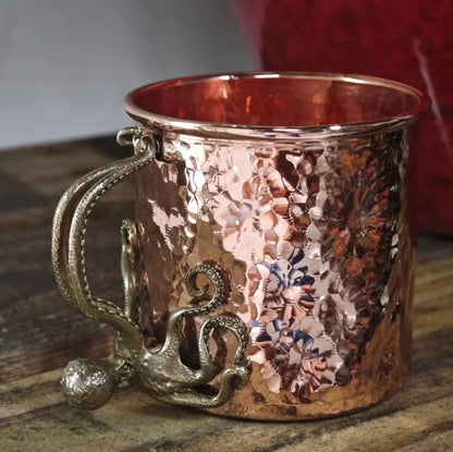 Crafted Octopus Design🐙Copper Mug