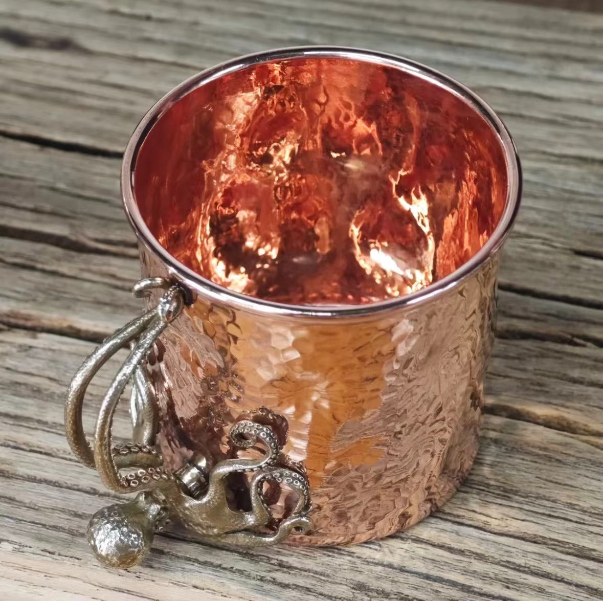 Crafted Octopus Design🐙Copper Mug