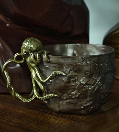 Crafted Octopus Design🐙Copper Mug